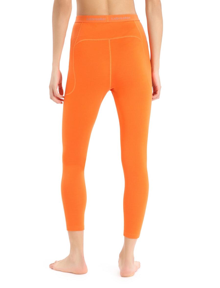 Icebreaker 15.5 Merino Thermal Női Leggings Narancssárga | HU 1536FDNM